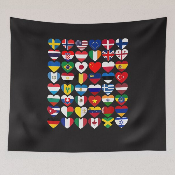 Item preview, Flags of the Countries of the World International Gift T Shirt designed and sold by joelshopk.