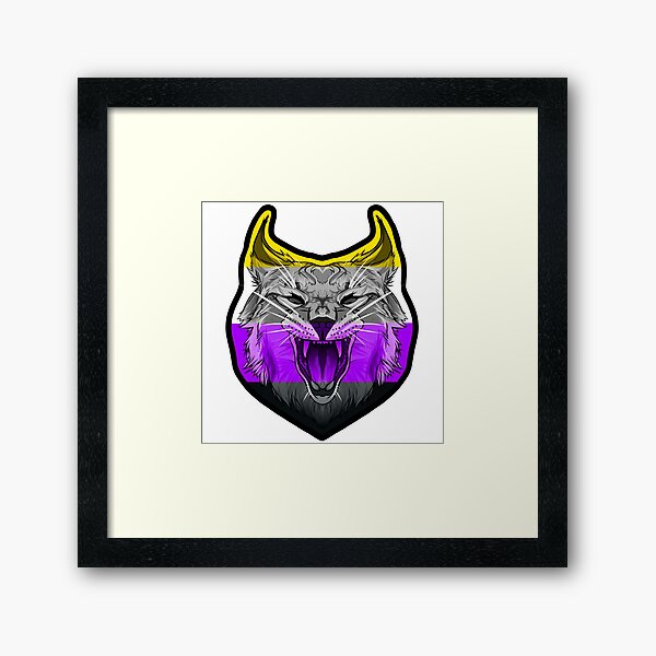 Item preview, Caracal Pride (Non-Binary) designed and sold by IllustrateLaw.