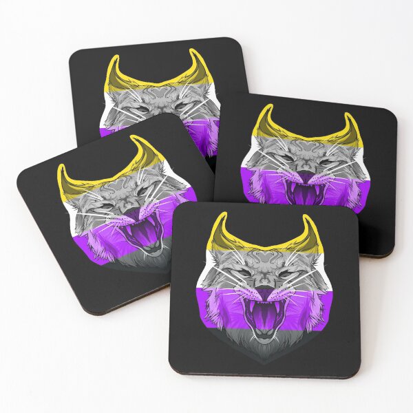 Item preview, Caracal Pride (Non-Binary) designed and sold by IllustrateLaw.