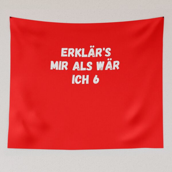 Artikelvorschau, Erklär's mir als wär ich 6 entworfen und verkauft von Momentfaenger.