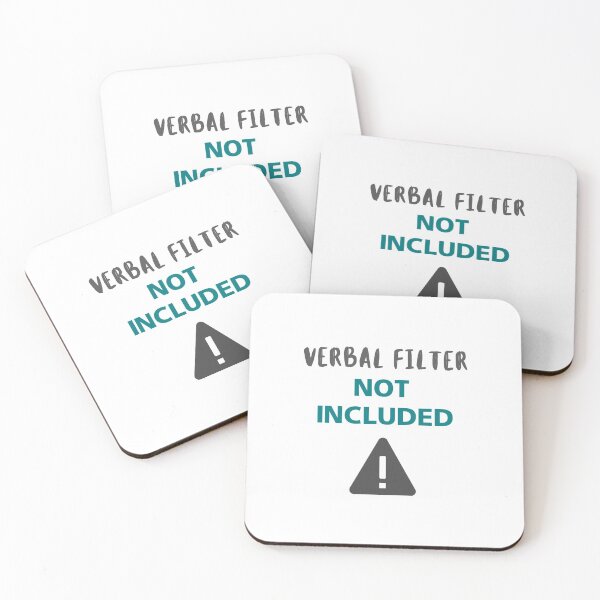 Item preview, Verbal Filter Not Included designed and sold by megahamdesigns.