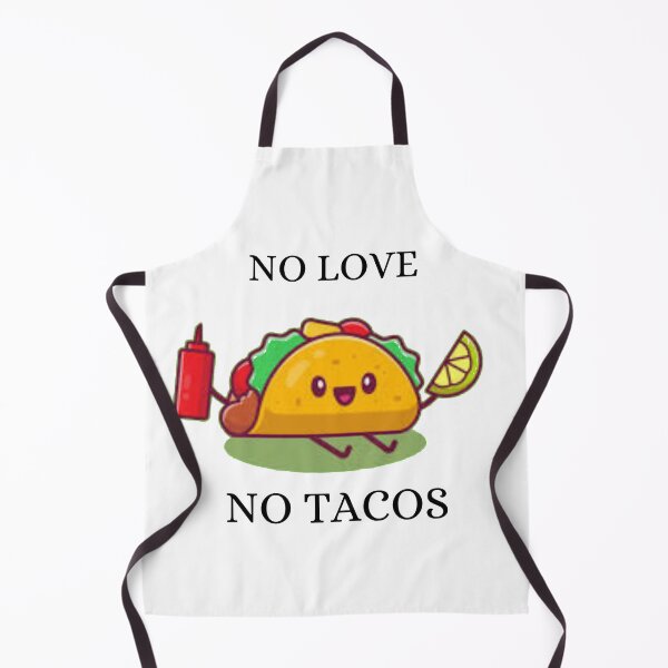 Item preview, No Love No Tacos (transparent background) designed and sold by AnthonyVdV.