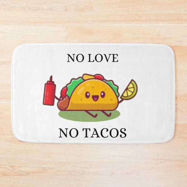 Item preview, No Love No Tacos (transparent background) designed and sold by AnthonyVdV.