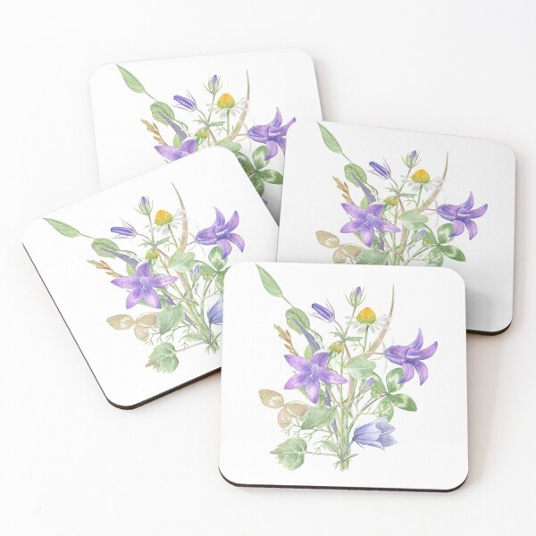 Item preview, Wild Flowers Watercolor Bouquet designed and sold by Flowersforbear.