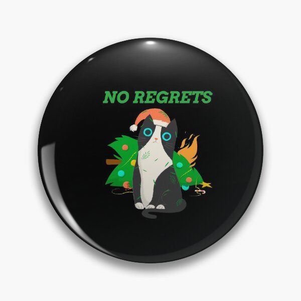 Item preview, Santa Cat No Regrets designed and sold by joabaj.