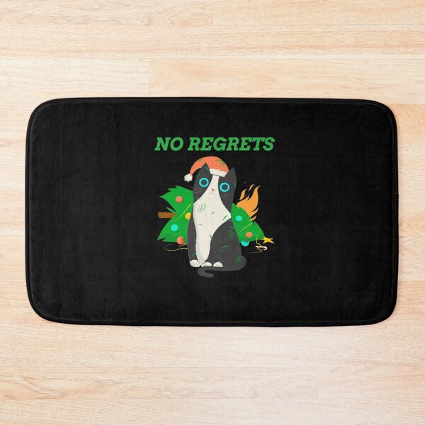 Item preview, Santa Cat No Regrets designed and sold by joabaj.
