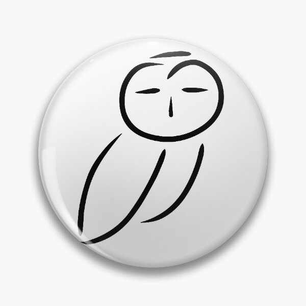 Item preview, Minimalist owl black designed and sold by melissemoreira.