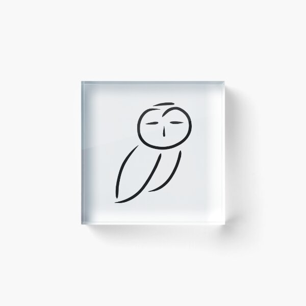 Item preview, Minimalist owl black designed and sold by melissemoreira.