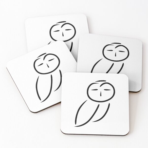 Item preview, Minimalist owl black designed and sold by melissemoreira.