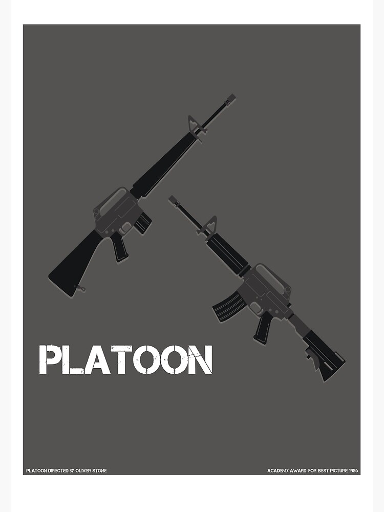 Willem Dafoe. Classic Movie Poster Various Sizes /"Platoon/"...Tom Berenger.