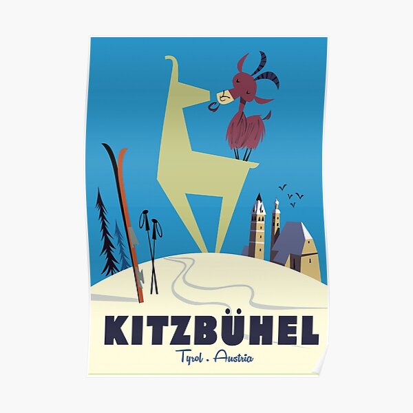 Affiche de ski de Kitzbühel Poster