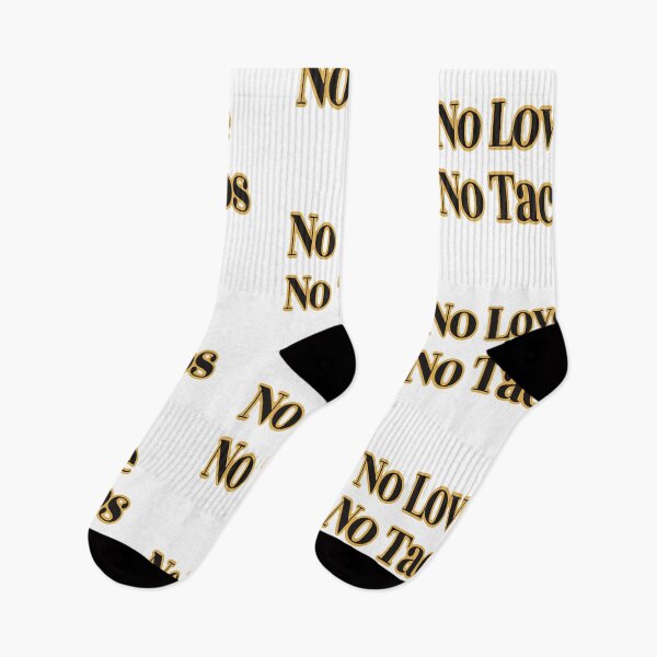 Item preview, no love no tacos designed and sold by NancyArtDesigns.