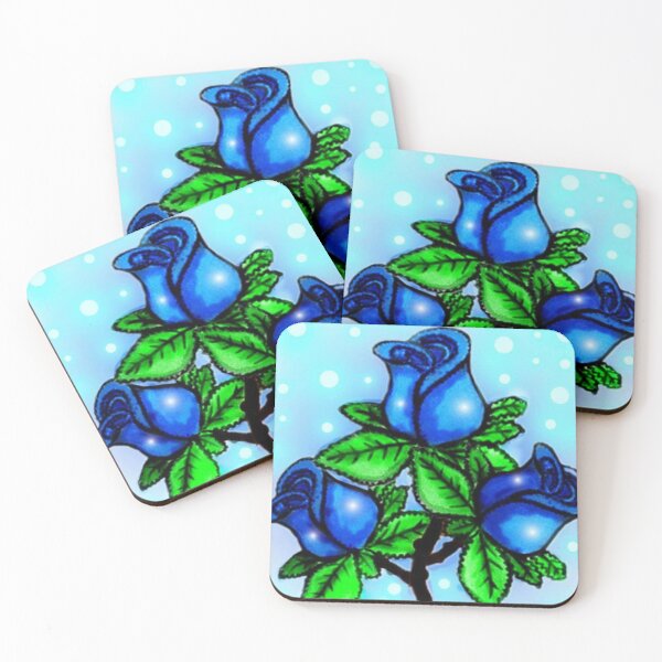 Item preview, Blue roses  designed and sold by Shirley cute art .