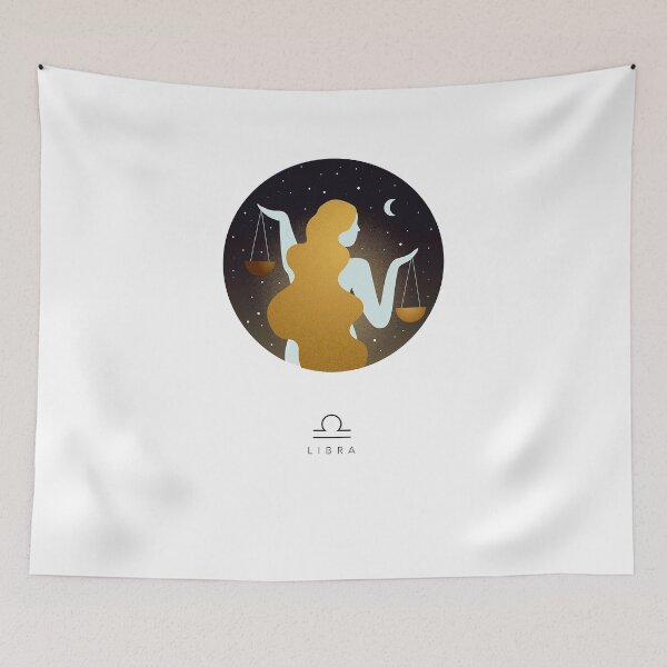 Item preview, Libra zodiac sign designed and sold by StyleHubDesign.