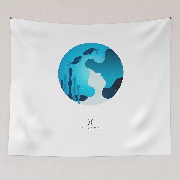 Item preview, Pisces zodiac sign designed and sold by StyleHubDesign.