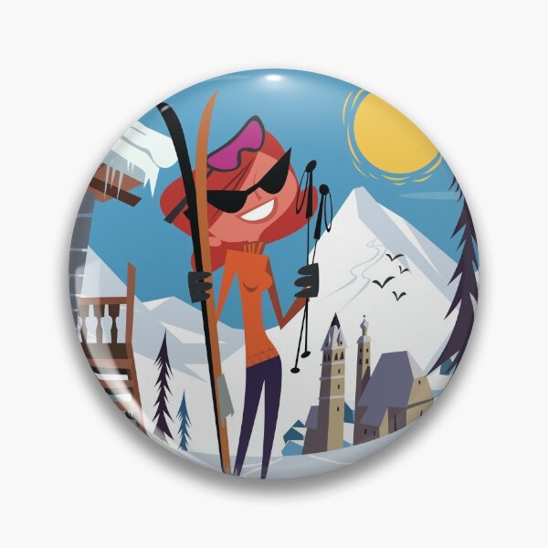 Item preview, Kitzbuhel ski poster designed and sold by GAGodel.