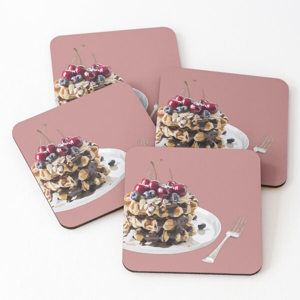 Item preview, Stacked Dessert Waffle Print designed and sold by Erin Drazdzinski.