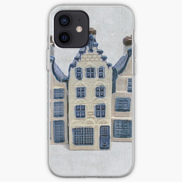 Dutch delft blue house iPhone Soft Case