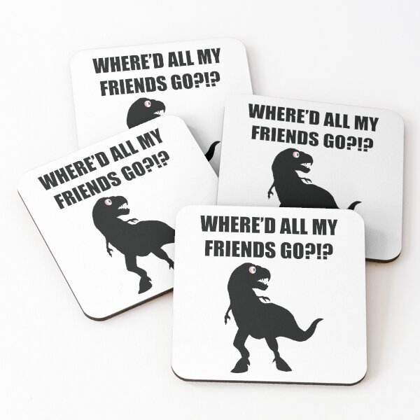 Item preview, Where'd All My Friends Go? designed and sold by BusyMonkeys.