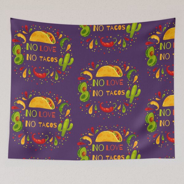 Item preview, NO love NO tacos designed and sold by Kazoza.