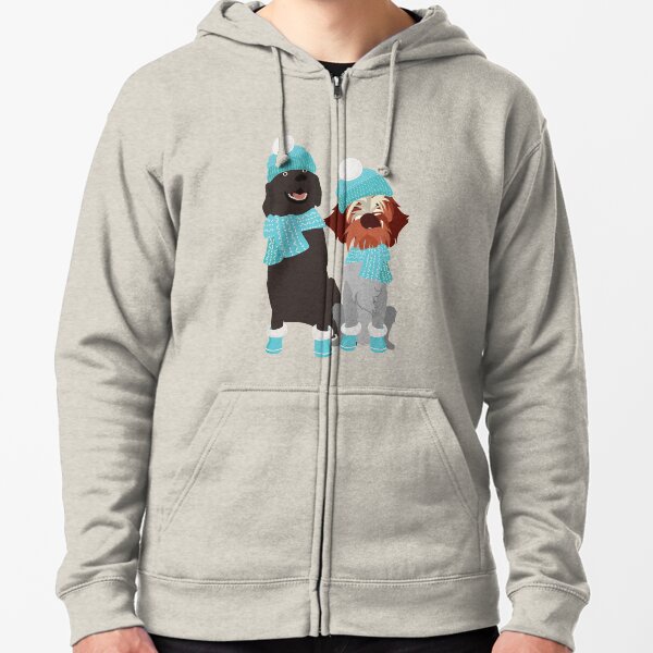 PINK AND BEN WONDERLAND Zipped Hoodie