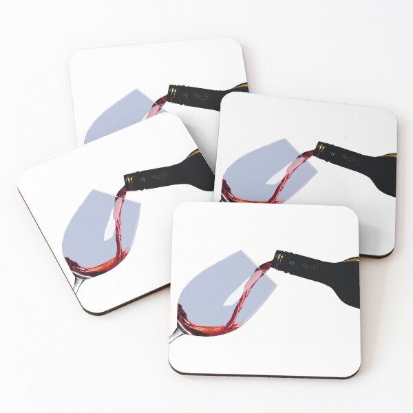 Item preview, Red Wine Pour Glass Sticker designed and sold by Erin Drazdzinski.