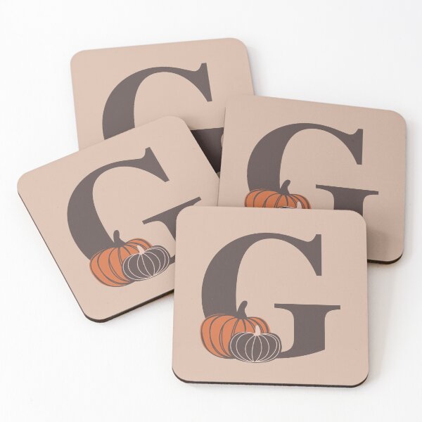 Artikelvorschau, Kürbisse G Name, Initiale, Monogramm entworfen und verkauft von CocoandDaisy.