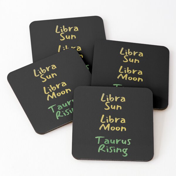 Item preview, Libra Sun Libra Moon Taurus Rising Text designed and sold by leomooncreates.