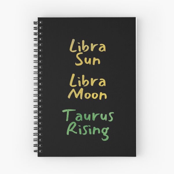 Item preview, Libra Sun Libra Moon Taurus Rising Text designed and sold by leomooncreates.