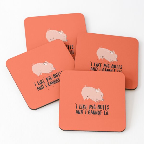 Item preview, I like pig butts - Funny Piglets Lover Gift Ideas designed and sold by Sugar-Magnolia.