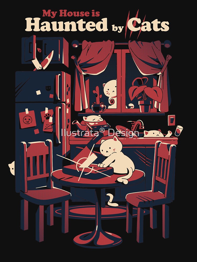 Haunted by cats by ilustrata