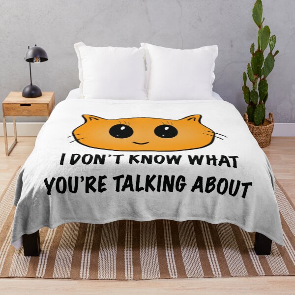 Item preview, Cute kitty I don't know what you're talking about designed and sold by BusyMonkeys.