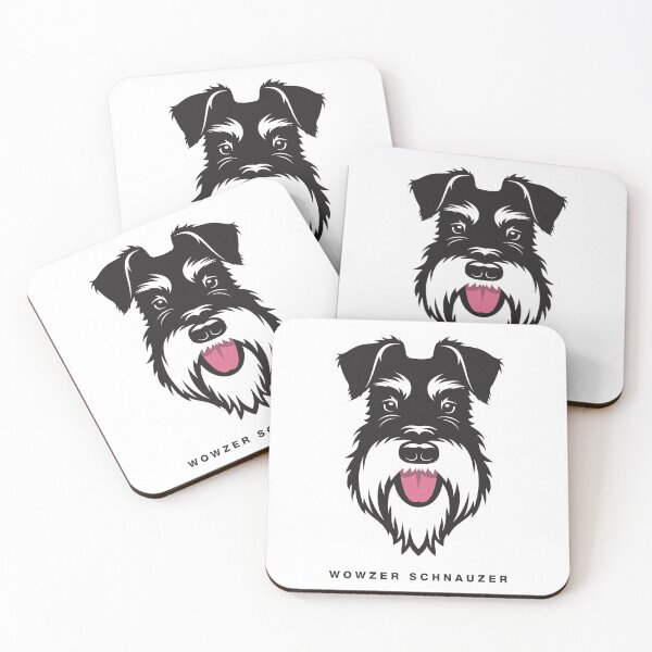Item preview, Wowzer Schnauzer Silver & Black face designed and sold by Buzby Bluebeard.