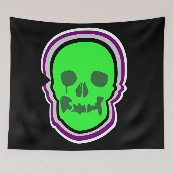 Item preview, Demisexual Pride Skull designed and sold by WorldOfRey.