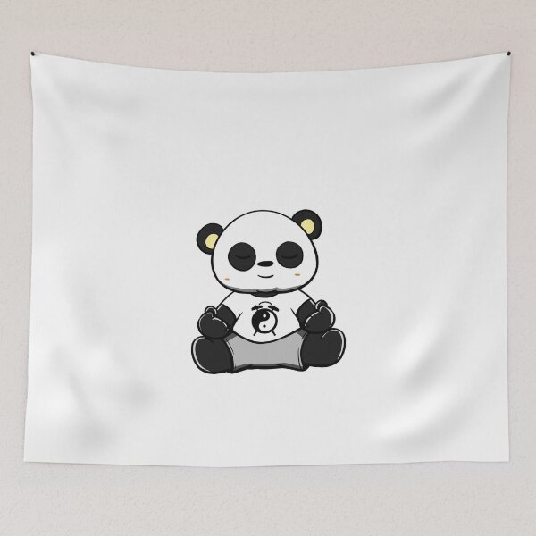 Item preview, Meditating Panda designed and sold by MisterGooseShop.