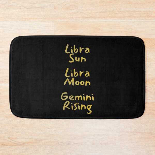 Item preview, Libra Sun Libra Moon Gemini Rising Text designed and sold by leomooncreates.