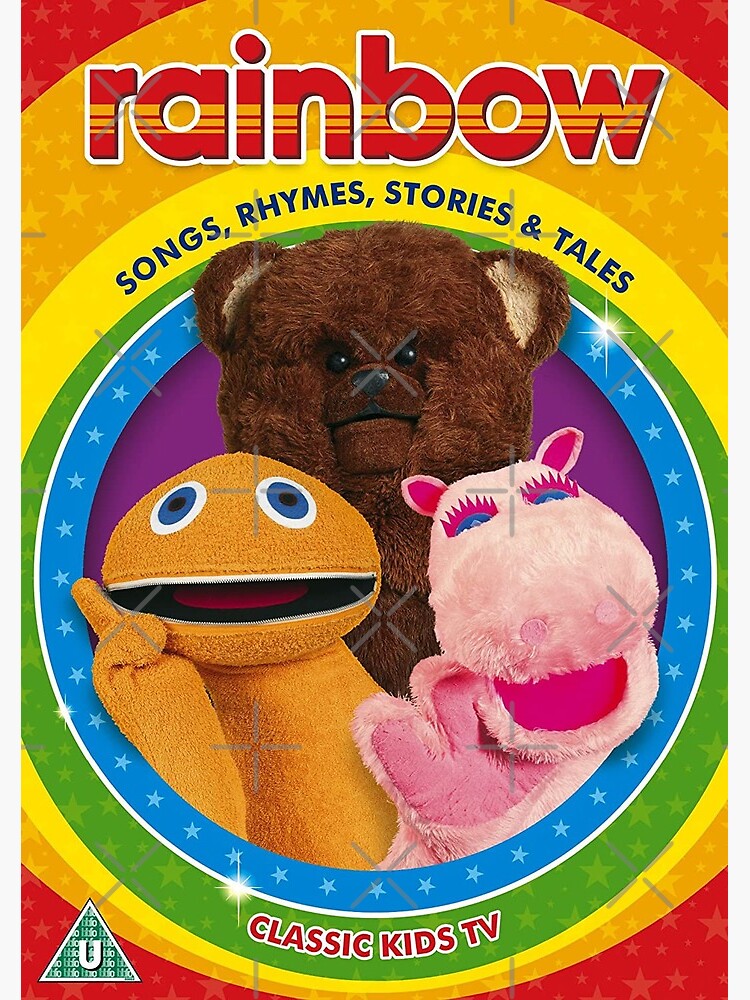 LAST FEW Rainbow TV Series Bungle Bear Oh Silly Embroidered Patch