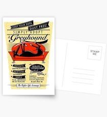 Simply Adopt a Greyhound Postcards