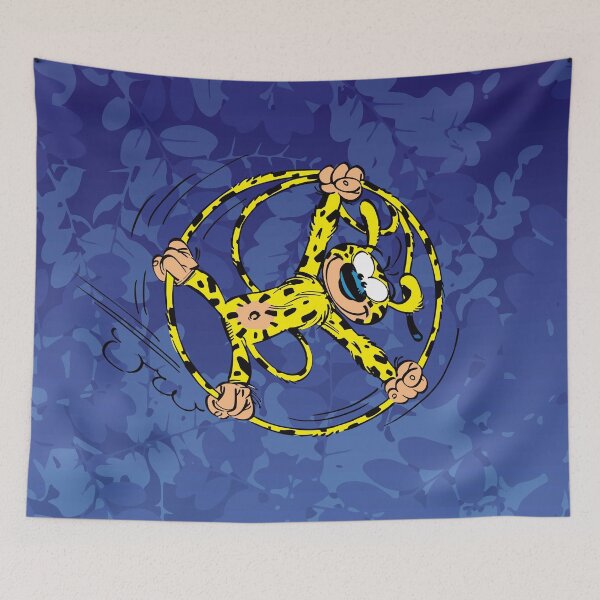 Item preview, Marsupilami rolling in tail - Dark blue design designed and sold by Hubashop.