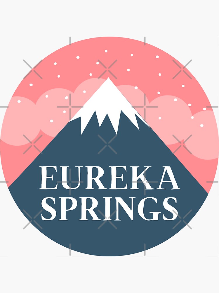 "Eureka Springs, Arkansas" Sticker for Sale by InvestingRoad Redbubble