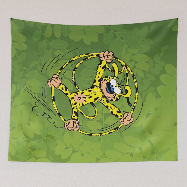 Item preview, Marsupilami rolling in tail - Green design designed and sold by Hubashop.