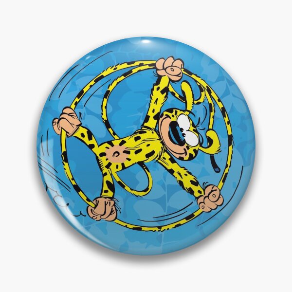 Item preview, Marsupilami rolling in tail - Light blue design designed and sold by Hubashop.