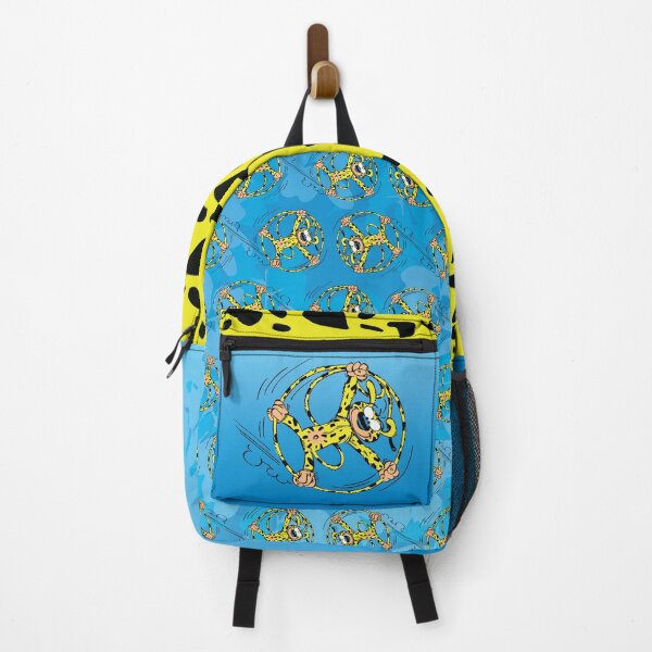 Vista previa del artículo con la obra «Marsupilami rodando en la cola - Diseño azul claro», diseñado y vendido por Hubashop.