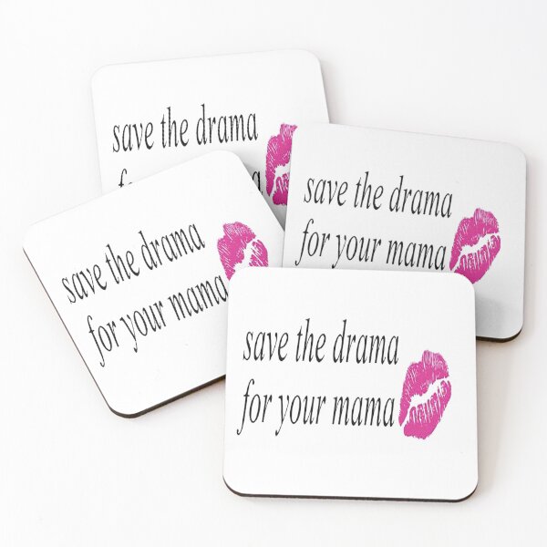 Item preview, save the drama for your mama pink designed and sold by NancyArtDesigns.