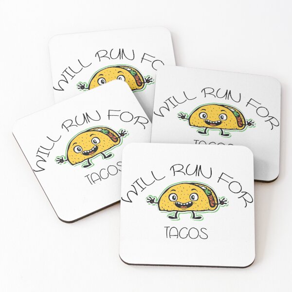Item preview, Will Run For Tacos designed and sold by OnTheTrend.