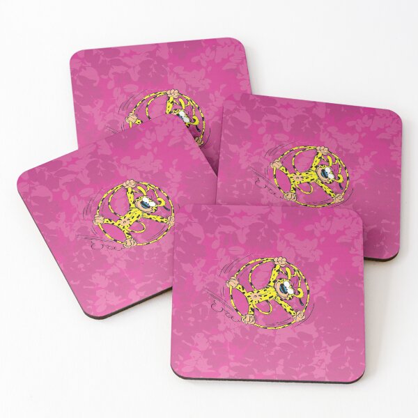 Item preview, Marsupilami rolling in tail - Pink design designed and sold by Hubashop.