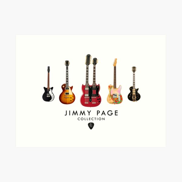 Jimmy Page Collection Art Print