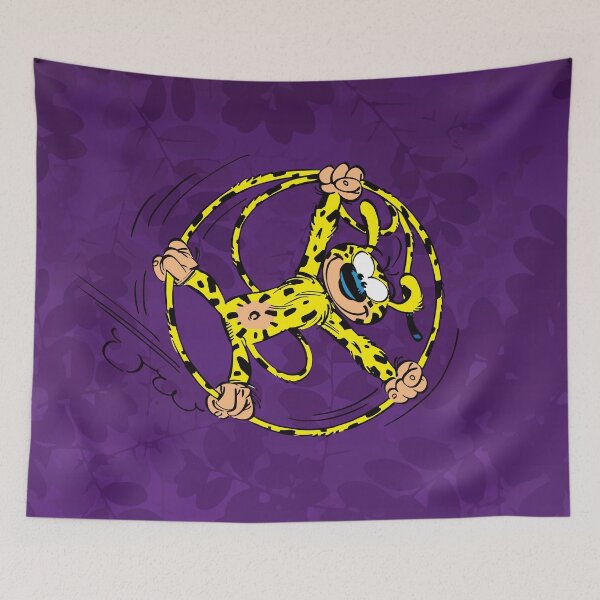Item preview, Marsupilami rolling in tail - Purple design designed and sold by Hubashop.