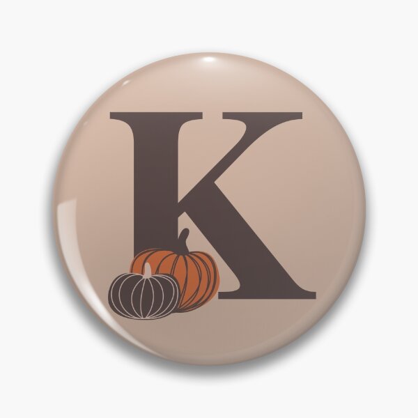 Artikelvorschau, Kürbisse K Name, Initiale, Monogramm entworfen und verkauft von CocoandDaisy.