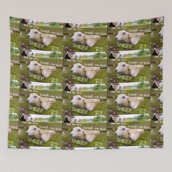 Item preview, No Evil Sheep designed and sold by Fearless-Fox.